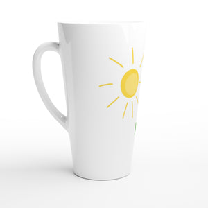 White Latte 17oz Ceramic Mug
